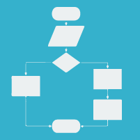 Logo organigramme flowchart