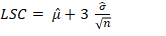 Calculez la limite supérieure de contrôle